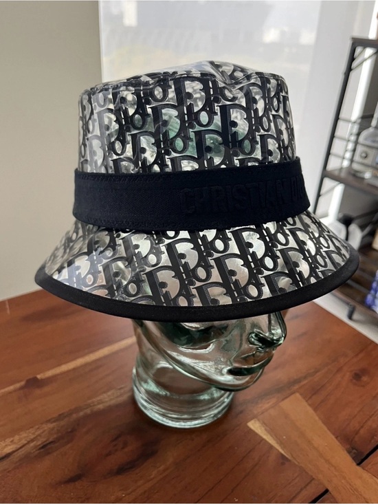 Dior Blue Oblique PVC  Transparent Bucket hat | Unisex main image 5